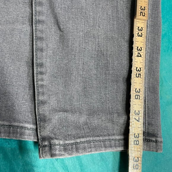 Loft Outlet Women's Sz 8 Curvy Skinny Grey Wash Jean Tapered Stretch Cotton Blnd - Picture 4 of 12